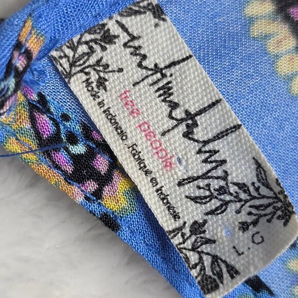 Intimately FreePeople L Slip Asymmetrical Hem tie rendezvous dress. Sexy. Flowy - Picture 2 of 12